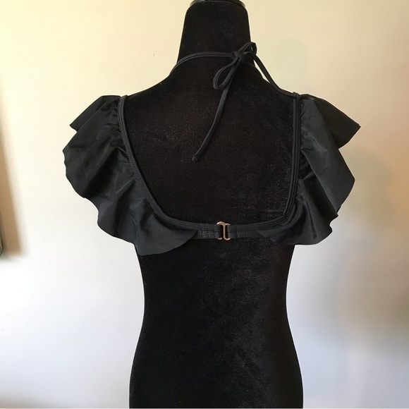 SO Black Ruffled Bikini Top - Picture 3 of 8